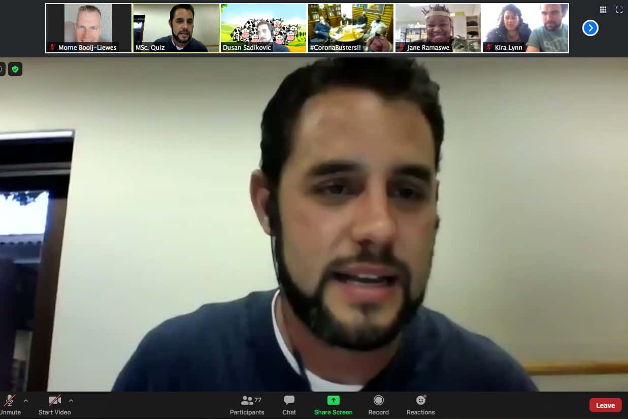 Phyloge-knows-it crowned “brains” of FABI at first virtual quiz night