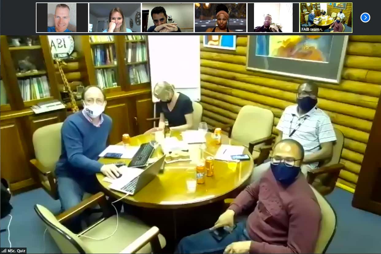 Phyloge-knows-it crowned “brains” of FABI at first virtual quiz night