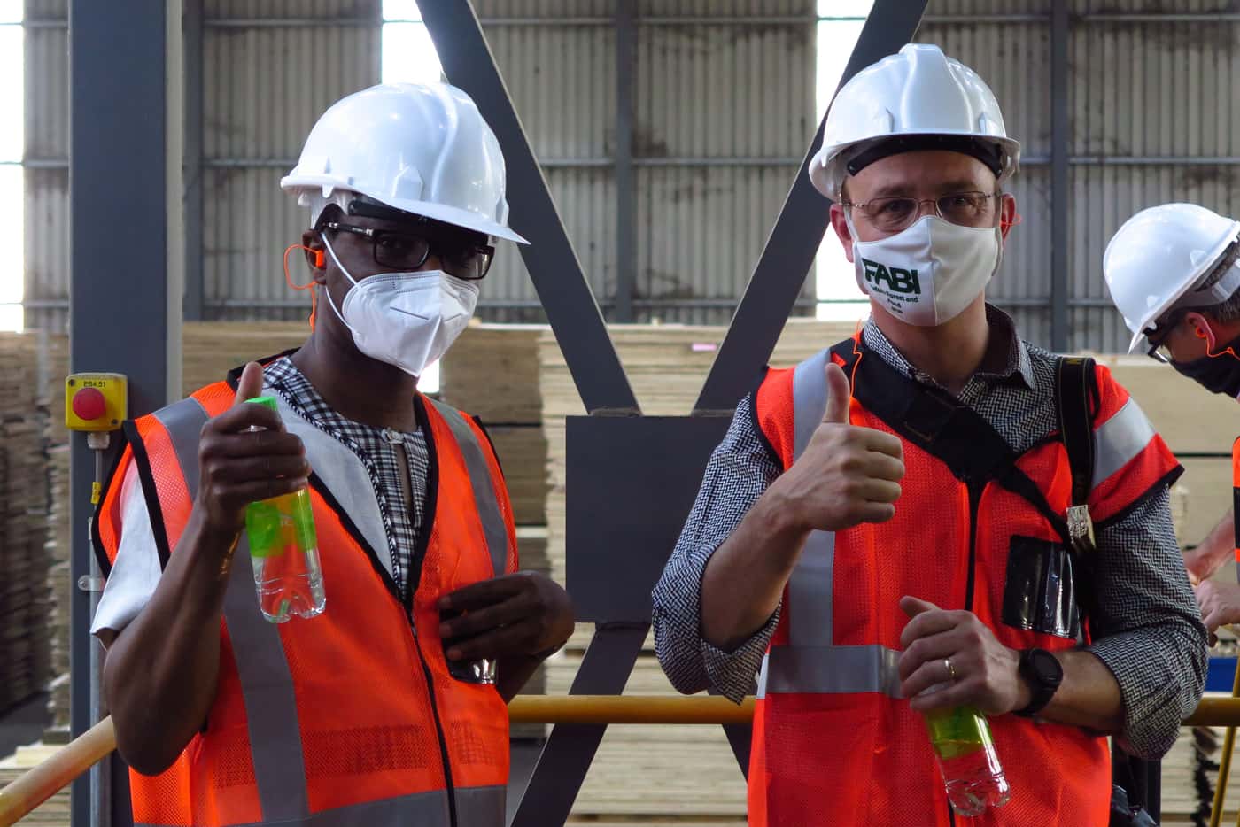 UP Vice-Chancellor visits York Timbers with FABI colleagues