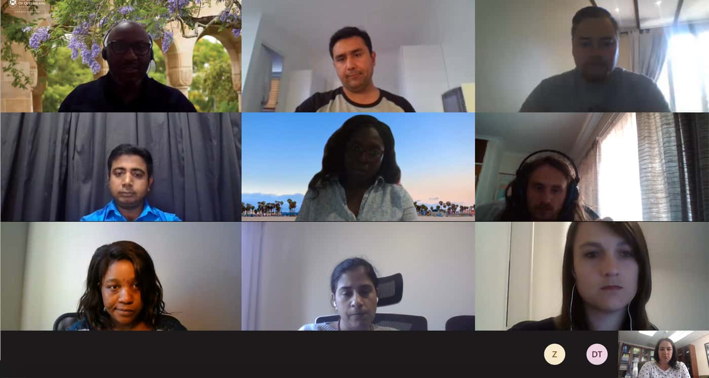 Researchers from FABI and UQ strengthen collaboration with regular online meetings