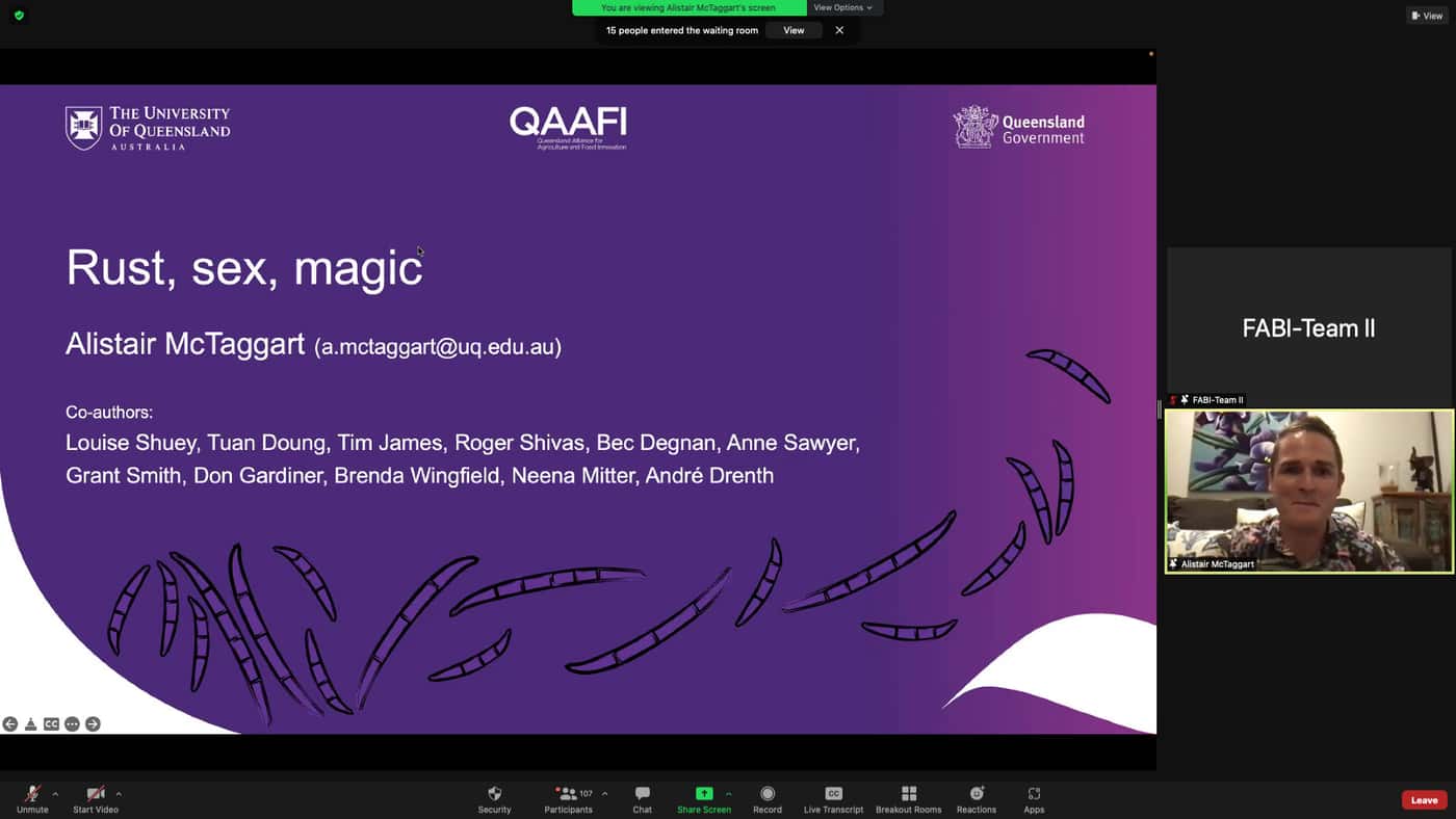 Rust, Sex and Magic at the FABI International Seminar