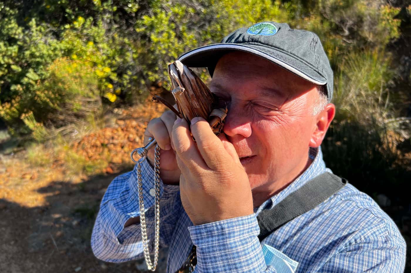Dr Carlos Rodas examines Western Cape disease problems