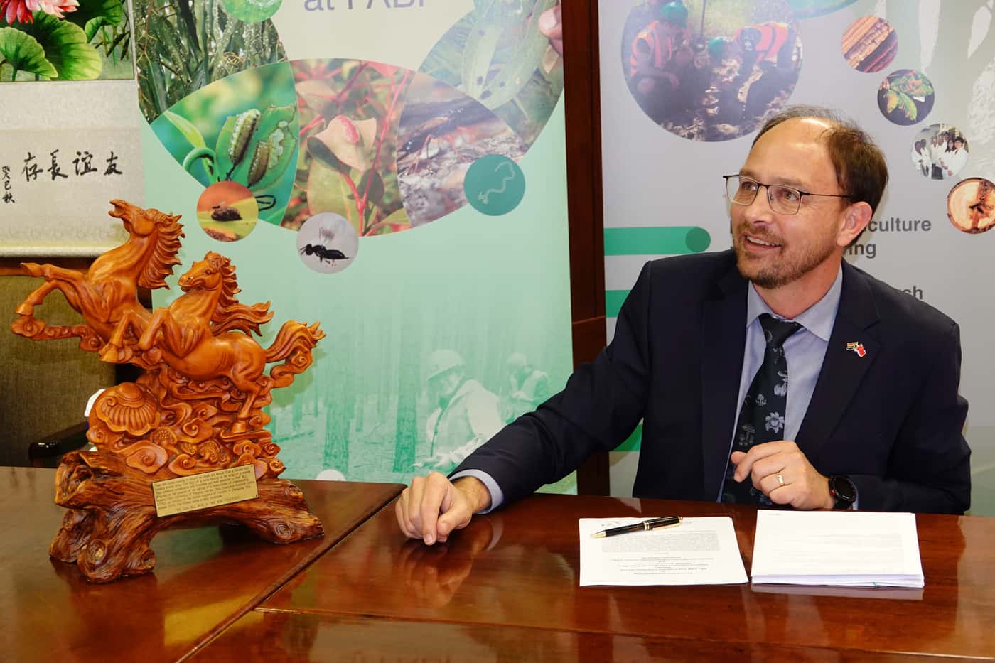 New MoU signed between FABI and Research Institute of Fast Growing Trees in China