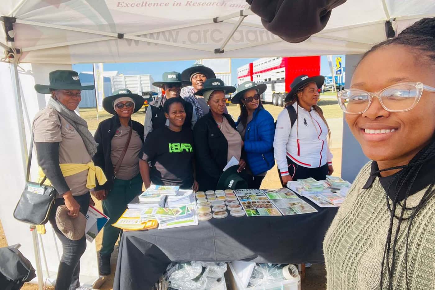 CFBE research team participates in the NAMPO Harvest Day