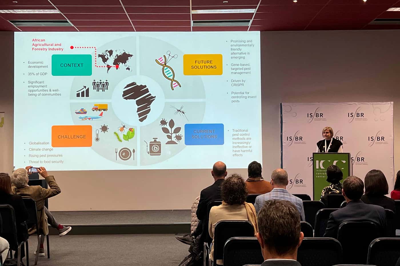 Research Fellow Represents South Africa at International Biosafety Symposium in Belgium