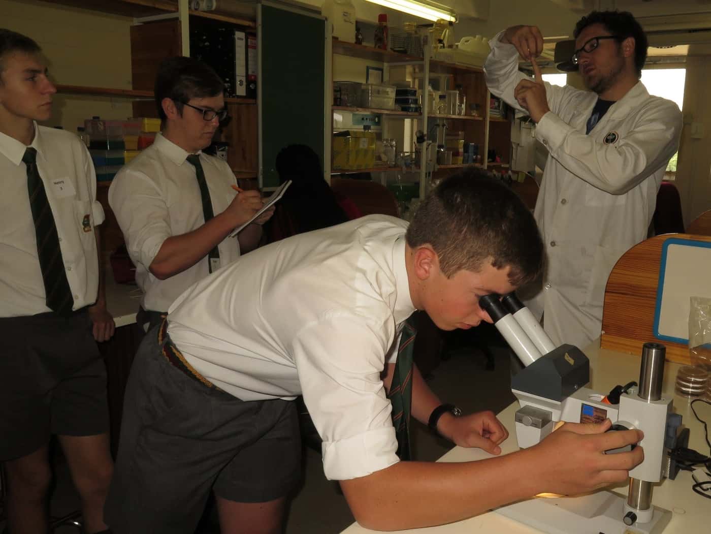 High school students visit FABI