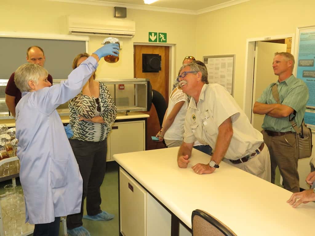 Macadamia growers visit FABI