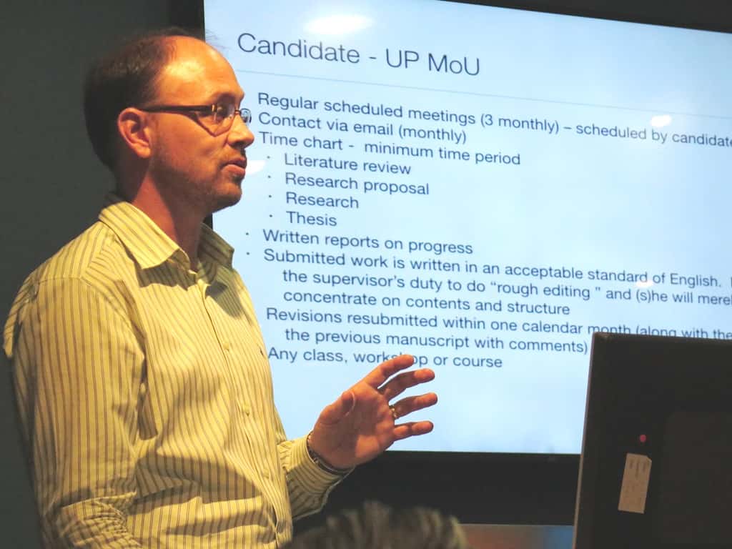 Prof. Slippers leads postgraduate research seminar for students and supervisors