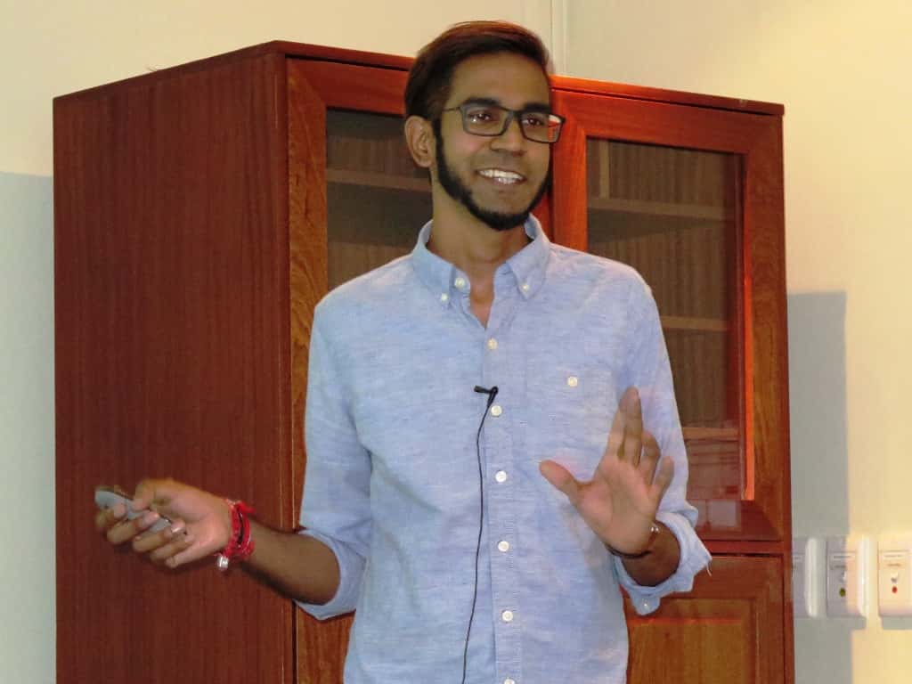 FABI PhD graduate delivers a special seminar on his work at prestigious American institute