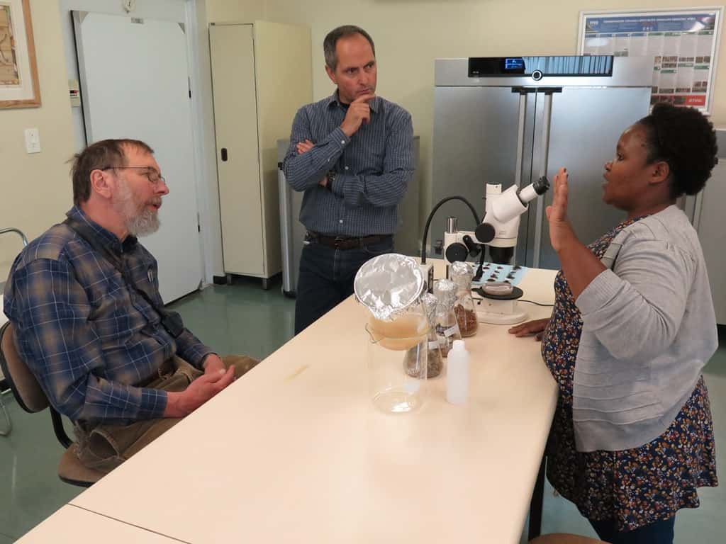 Prof. Everett Hansen visits FABI