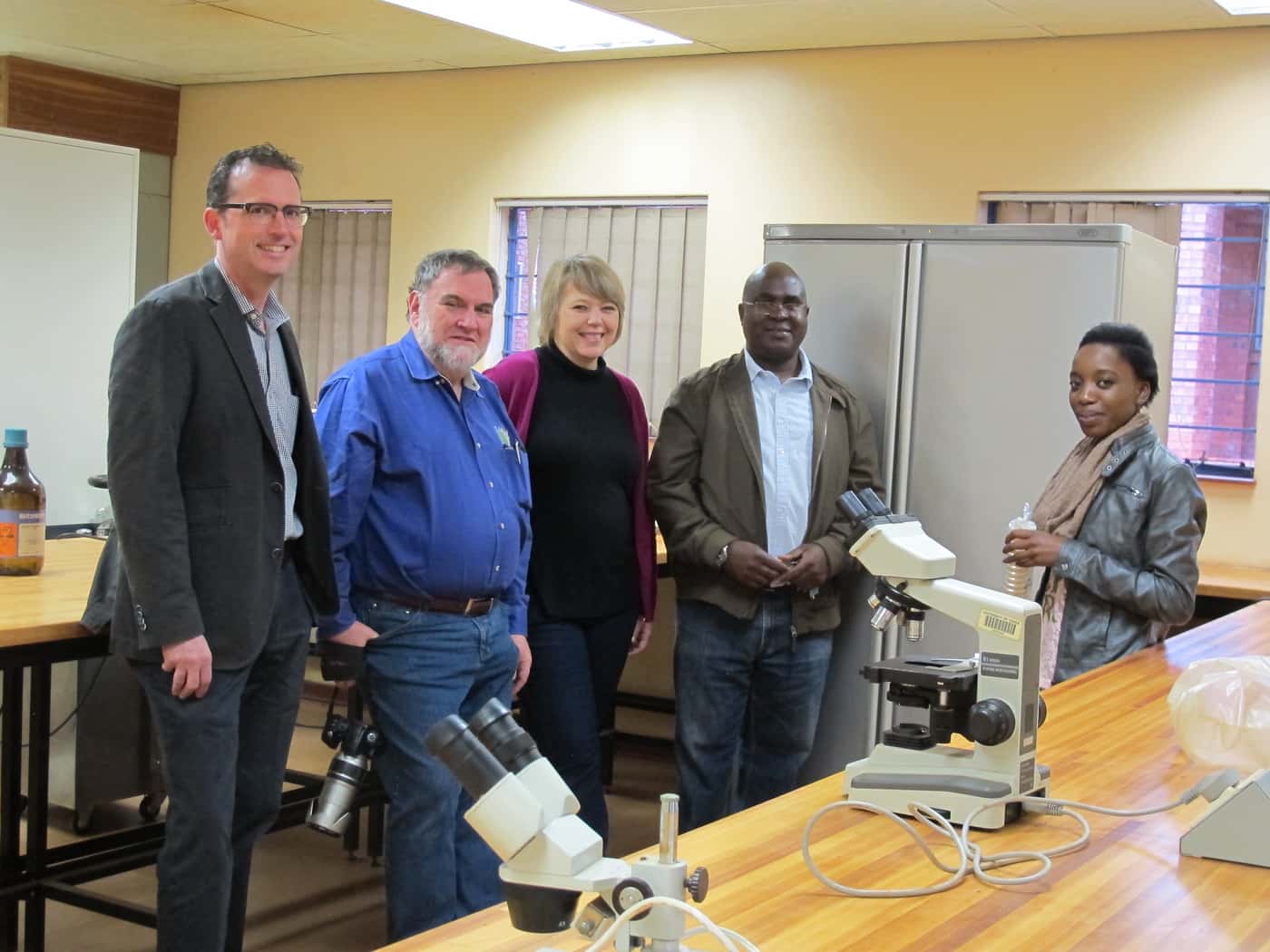 USA and CTHB Fusarium researchers visit the University of Venda