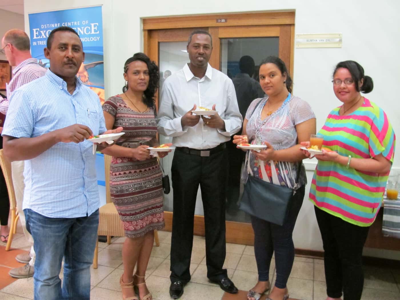 FABIans celebrate PhD degree with Mesfin Gossa and his family