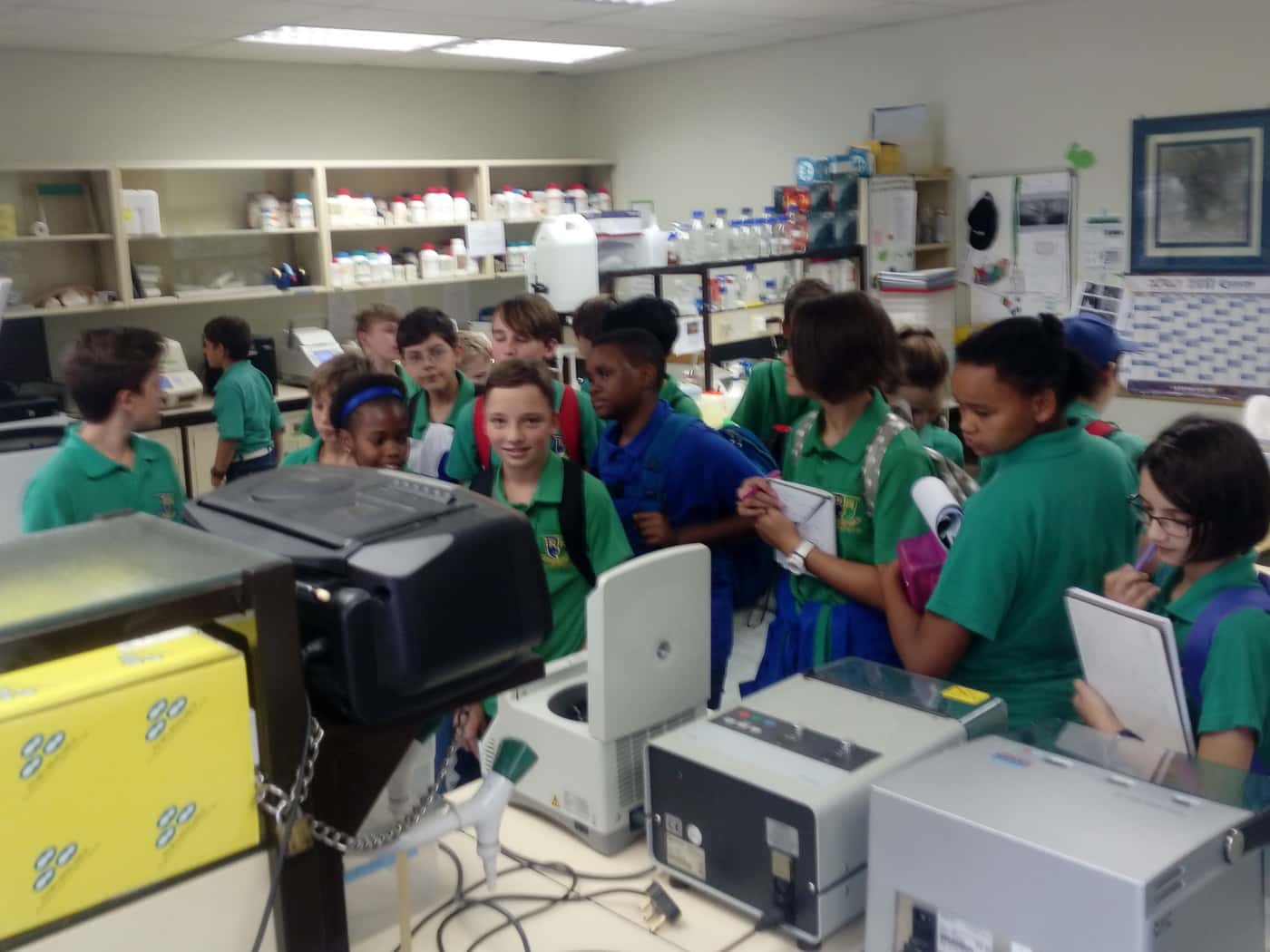 The Science Superheroes from Radford House Primary visit FABI