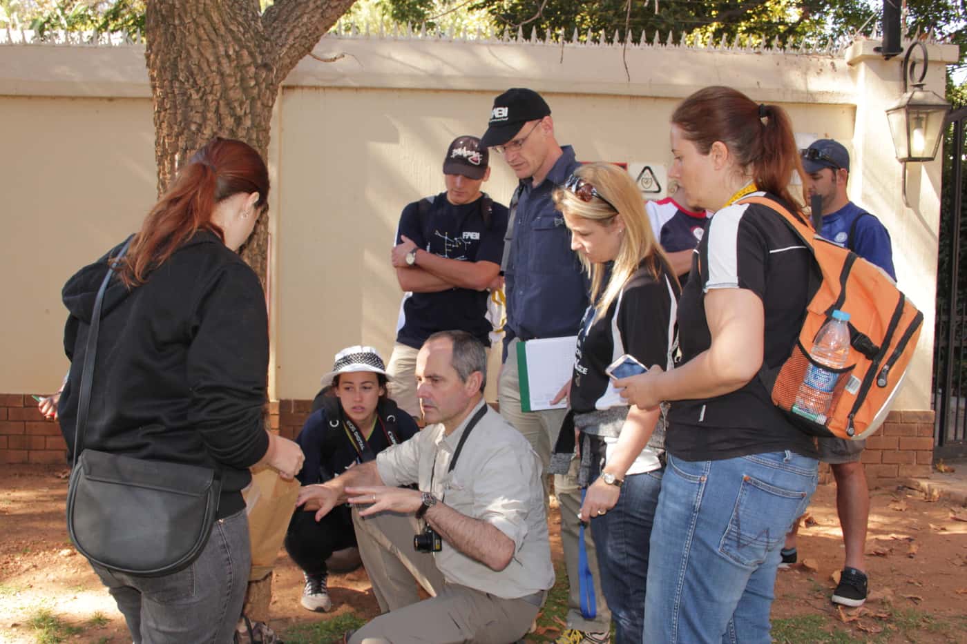 FABI Team surveys Johannesburg gardens for PSHB infestations