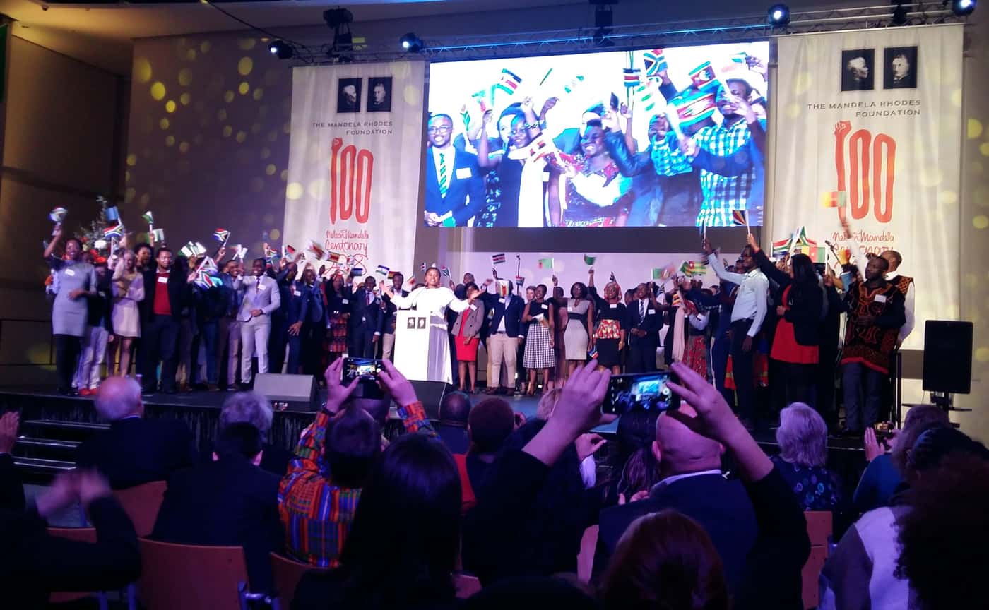 FABI’s Mandela Rhodes Scholars celebrate the 2018 selection of 100 Scholars in residence, 100 years