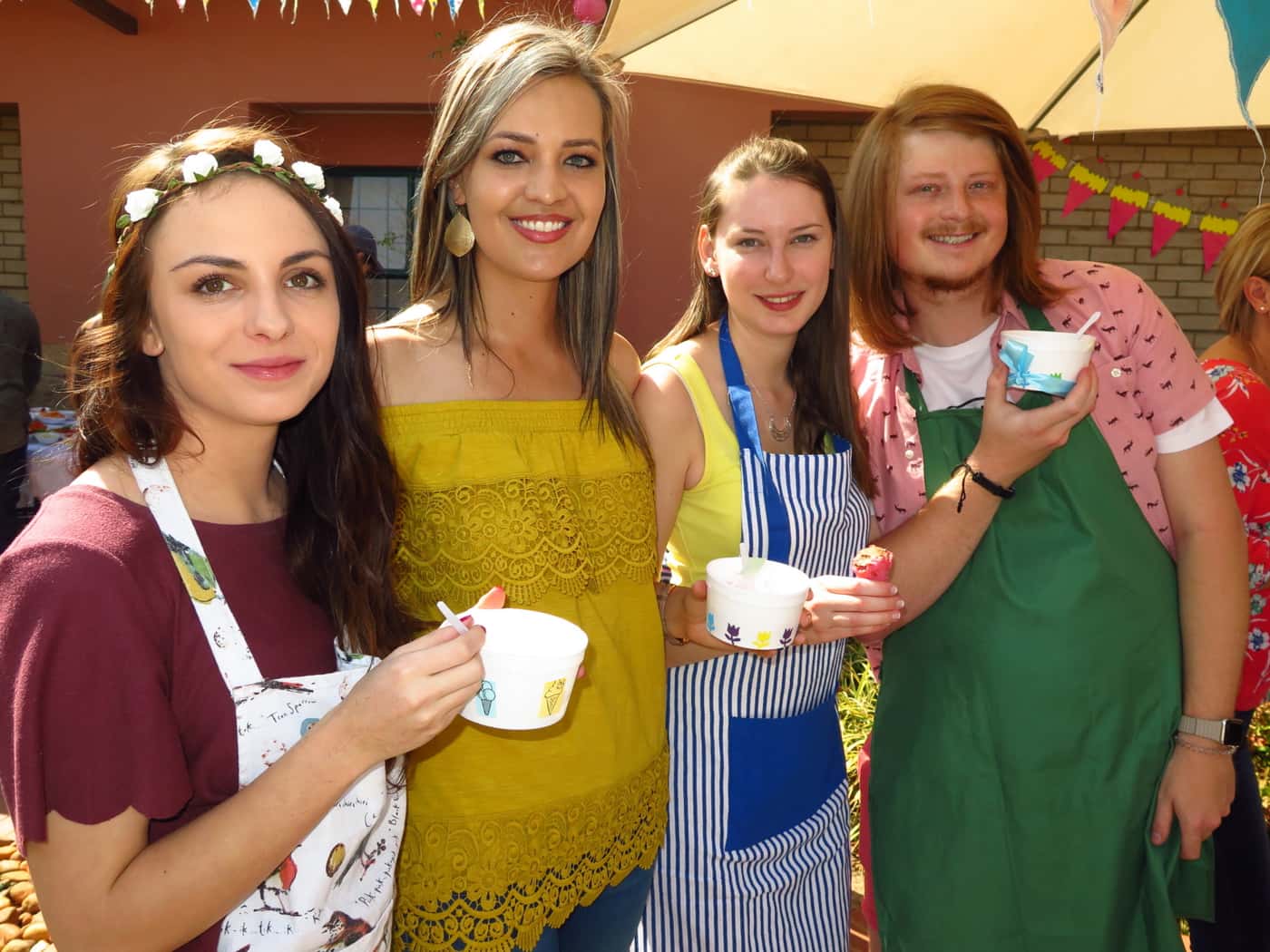 FABIans celebrate Spring Day with an ice cream party