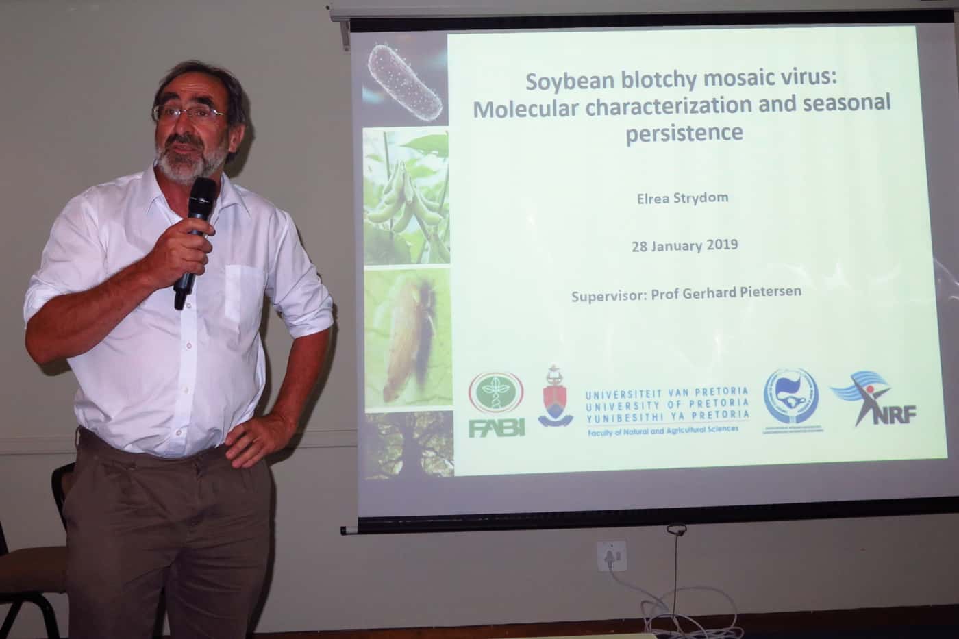 Elrea Strydom presents the first prestige seminar at FABI in 2019