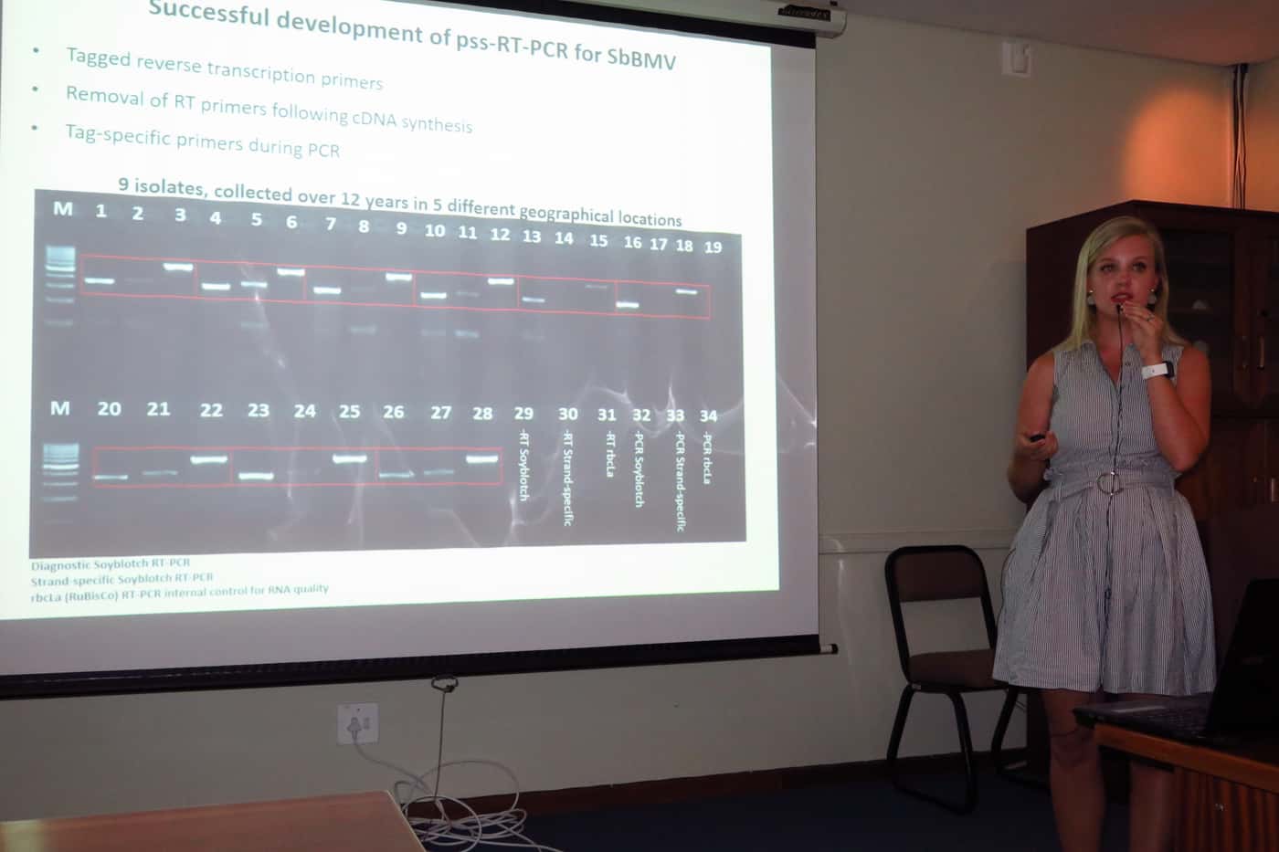 Elrea Strydom presents the first prestige seminar at FABI in 2019