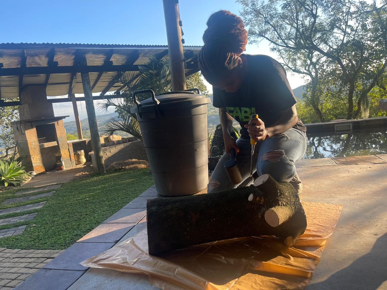 Hard at work