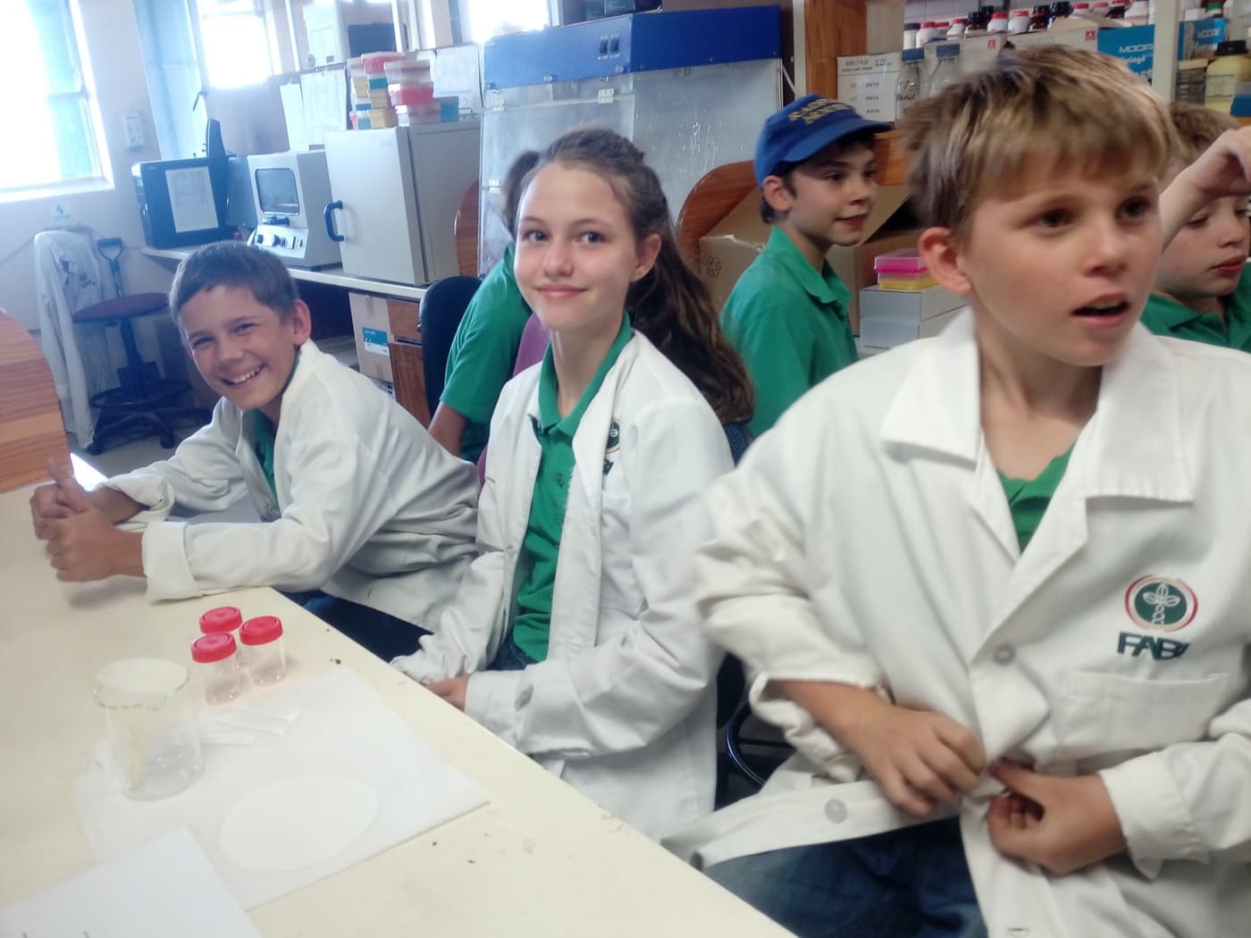 The Science Superheroes from Radford House Primary visit FABI