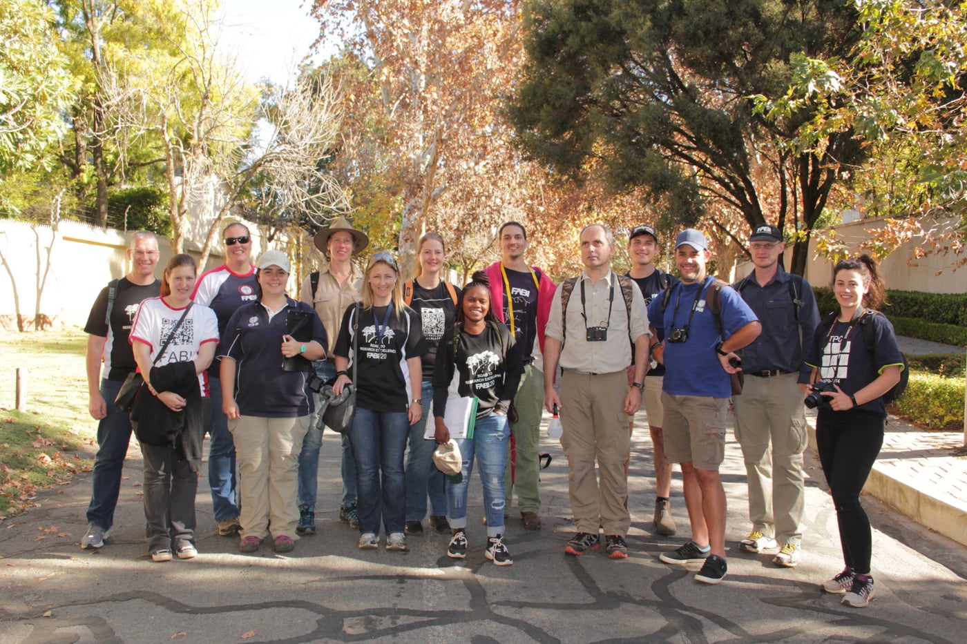 FABI Team surveys Johannesburg gardens for PSHB infestations