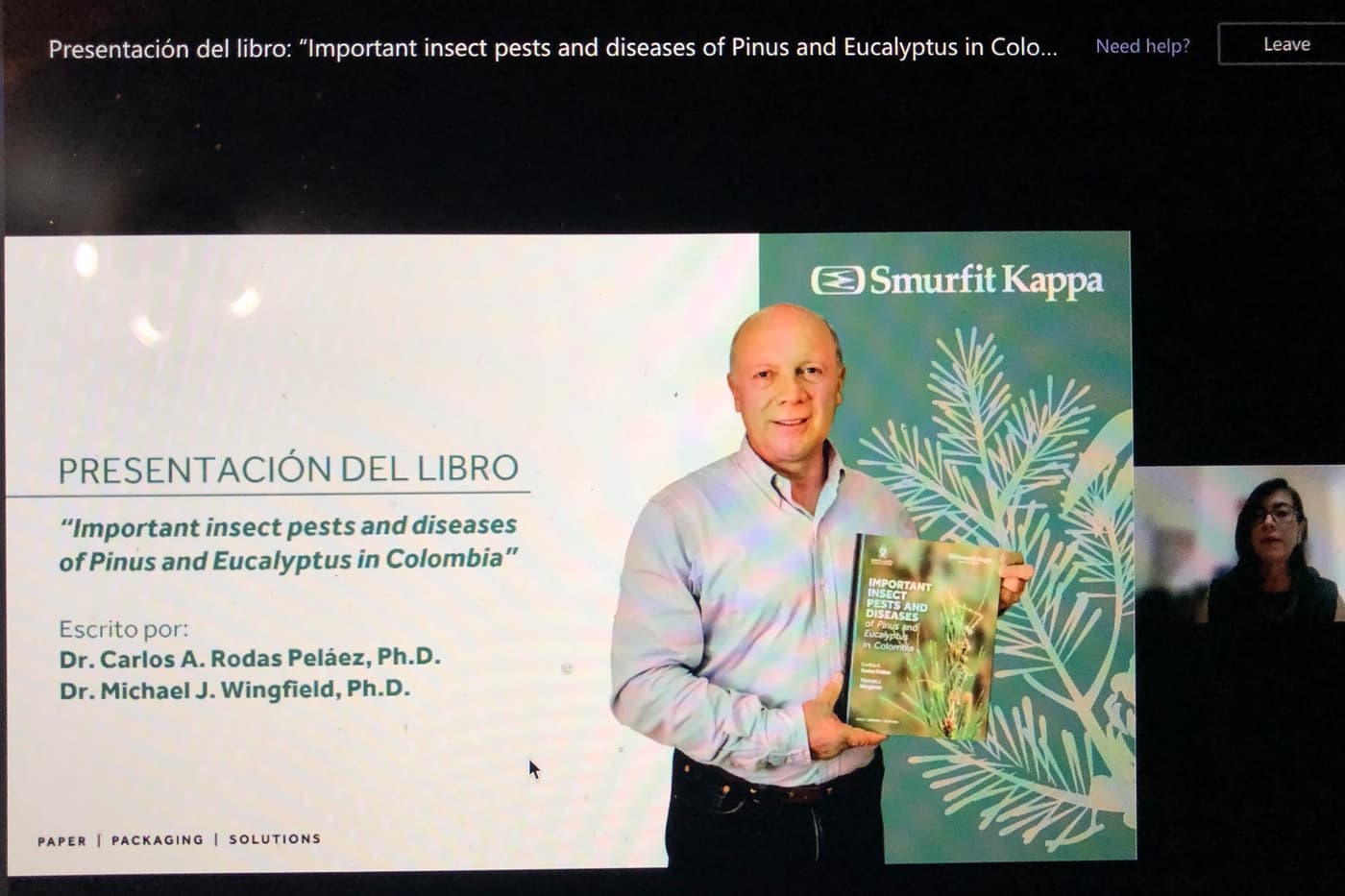 Online launch of forestry pests and diseases book
