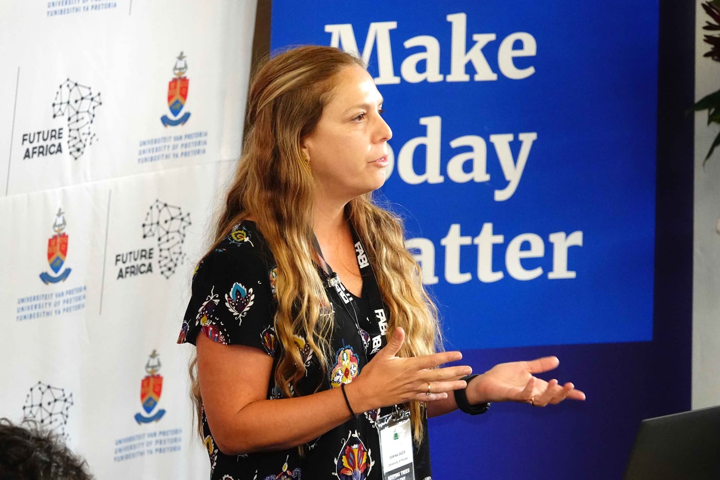 Prof. Romina Gaziz visits FABI