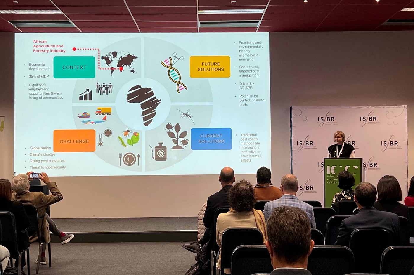 Research Fellow Represents South Africa at International Biosafety Symposium in Belgium