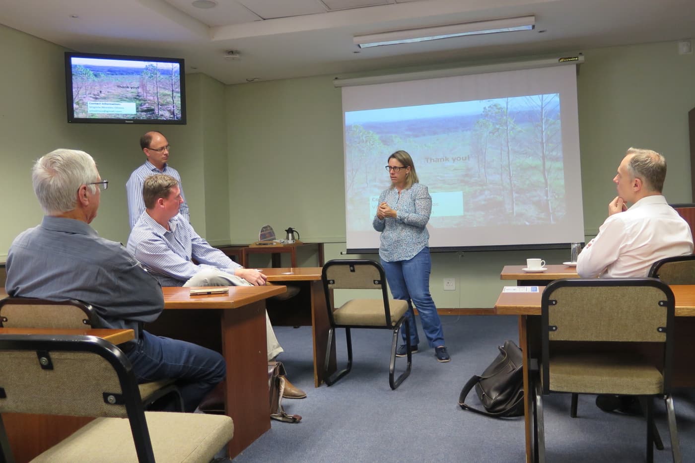 Professor Morales Olmos discusses the economic impact of disease to the forestry sector in Uruguay