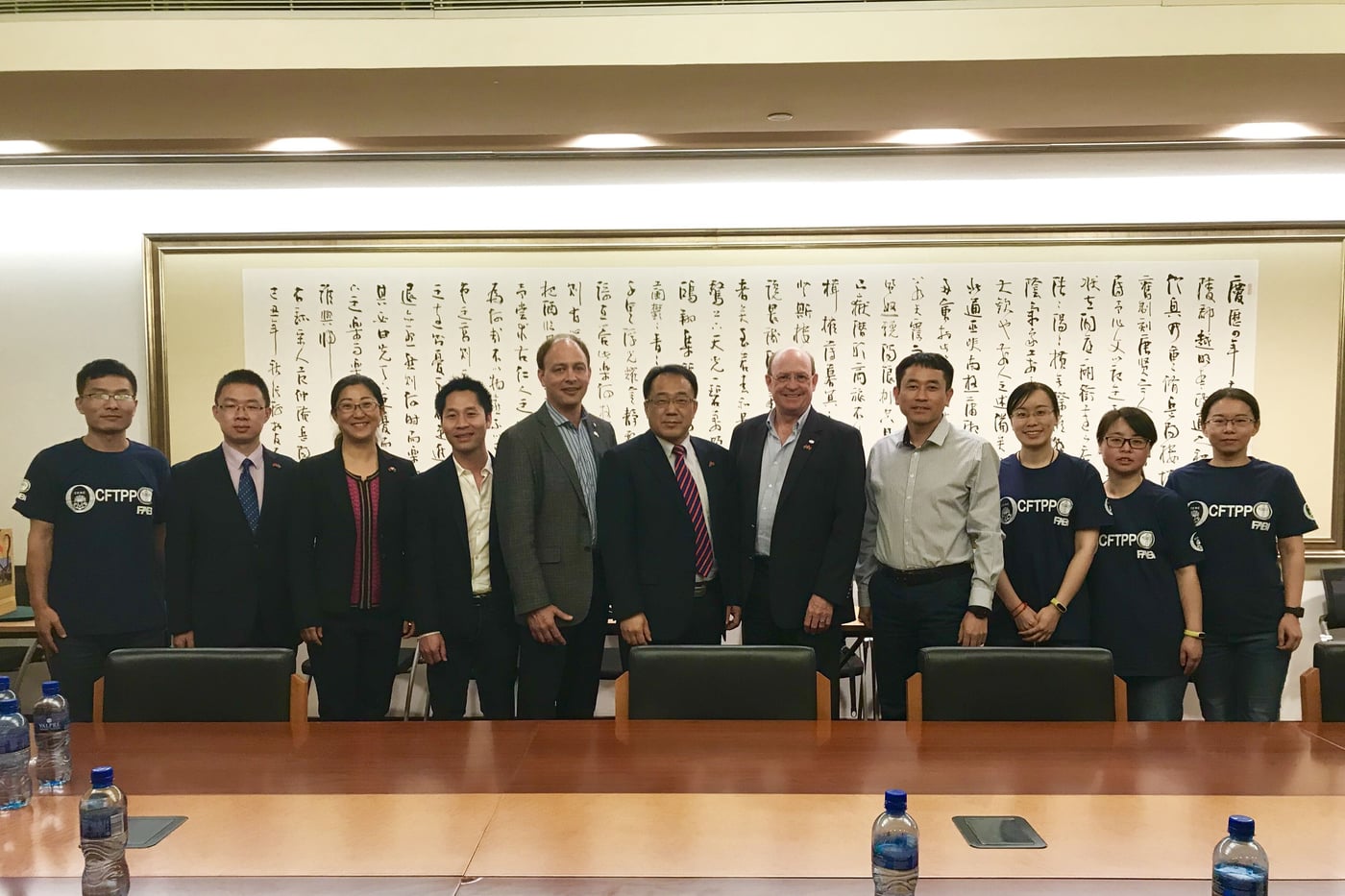 The CFTPP Team visit the Chinese Embassy